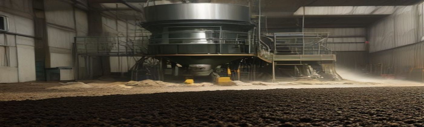 Feed mixing output process stages panoramic view